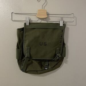 USA Military Canvas Buttpack Field Bag Combat 1960 14”